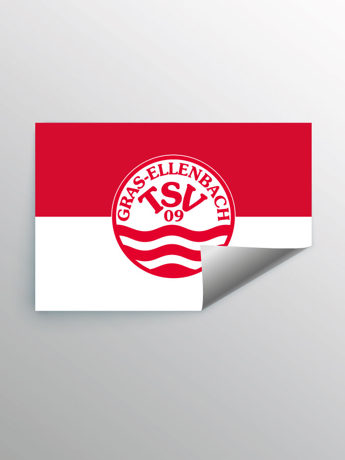 Aufkleber DIN A7 Logo