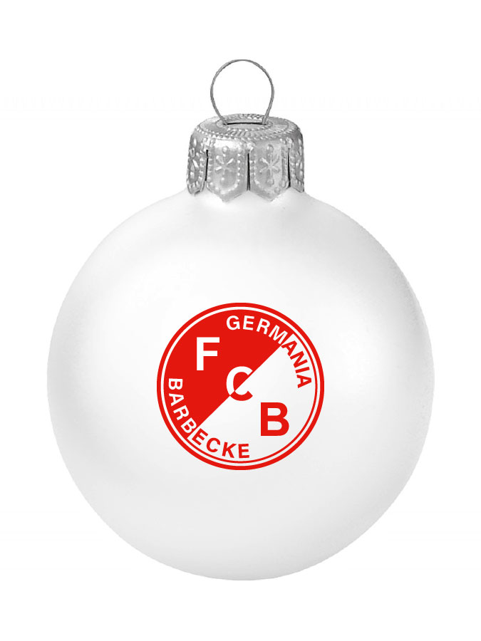 Weihnachtskugel Logo 8cm