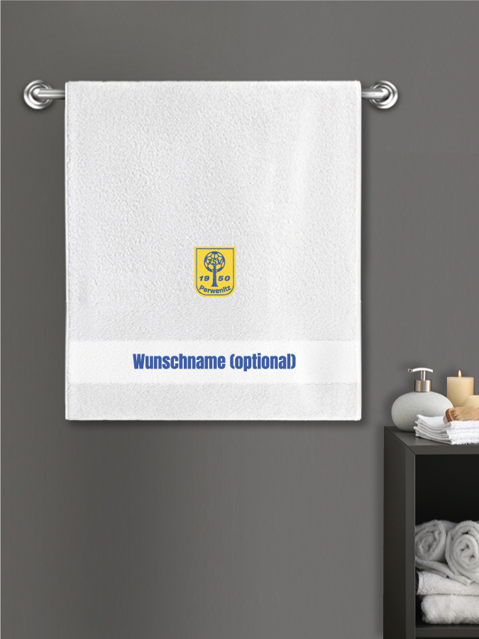 Badehandtuch Team Sticklogo