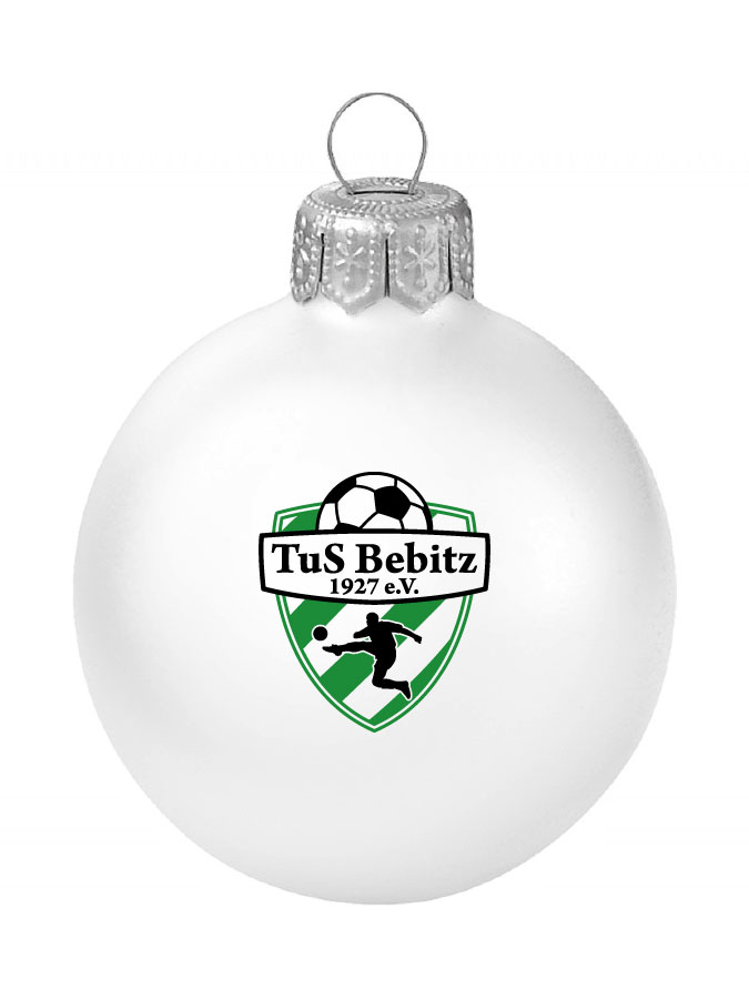 Weihnachtskugel Logo 8cm