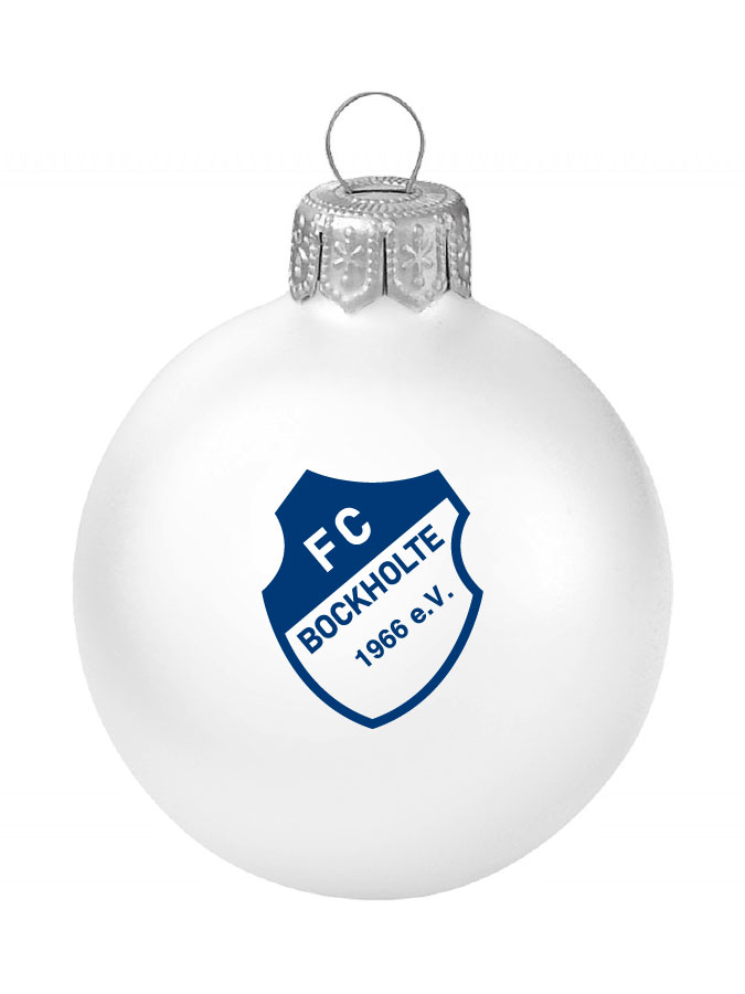 Weihnachtskugel Logo 8cm