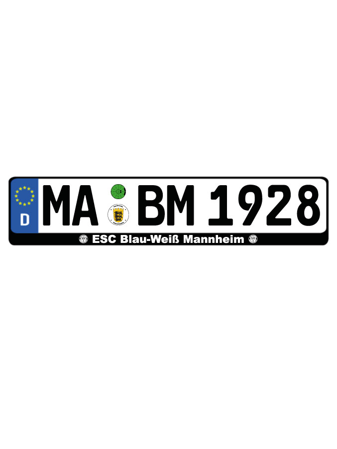 Kennzeichenhalter Kalden (2er Set)