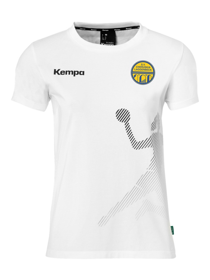 Kempa T-Shirt Black & White Damen