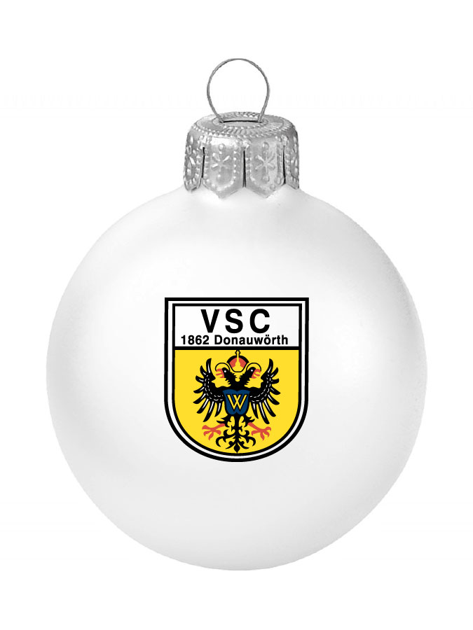 Weihnachtskugel Logo 8cm