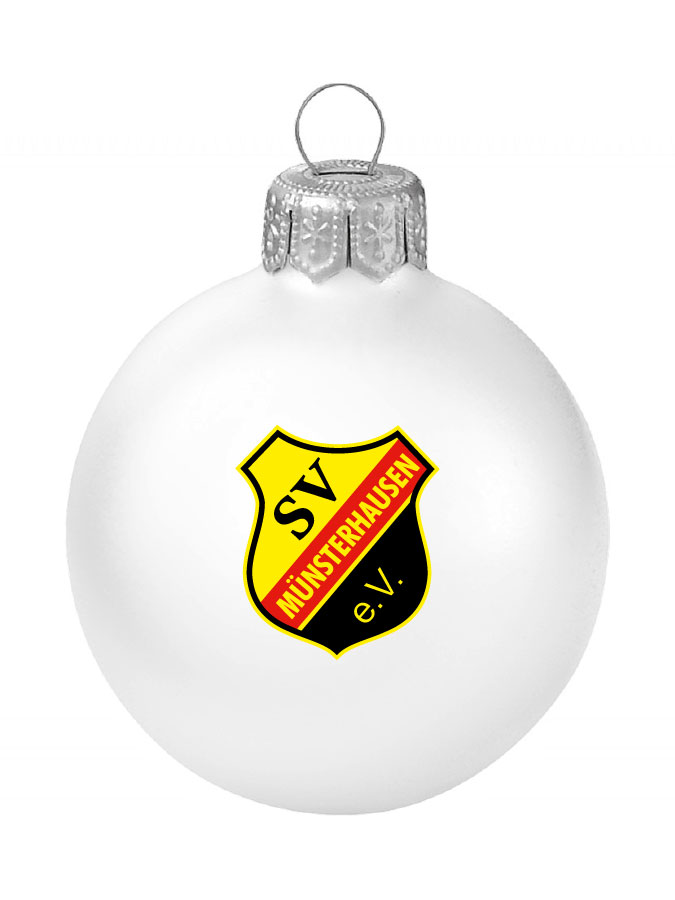 Weihnachtskugel Logo 8cm