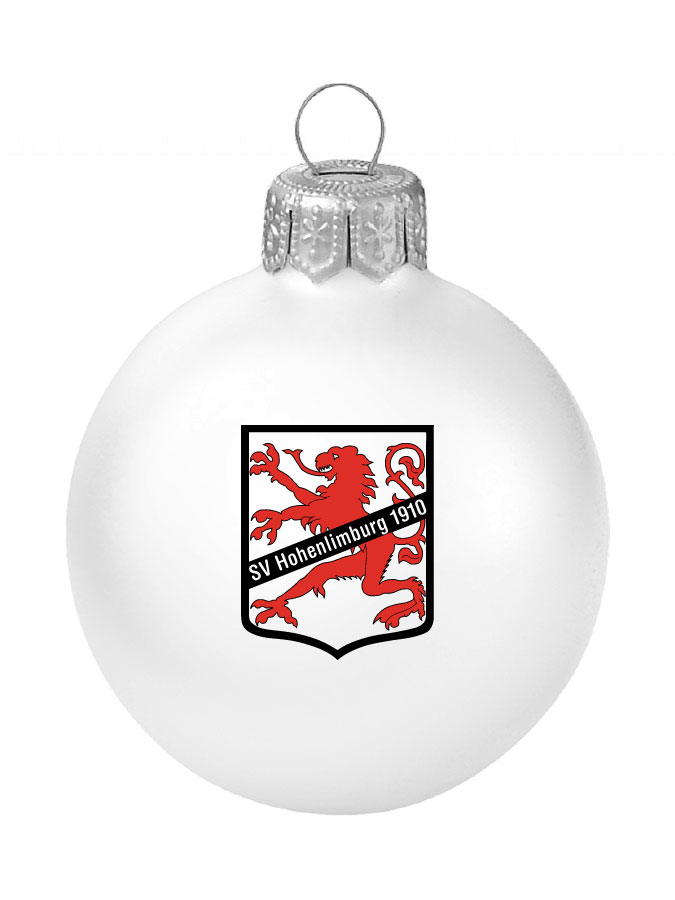 Weihnachtskugel Logo 8cm