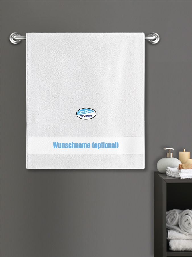 Badehandtuch Team Sticklogo