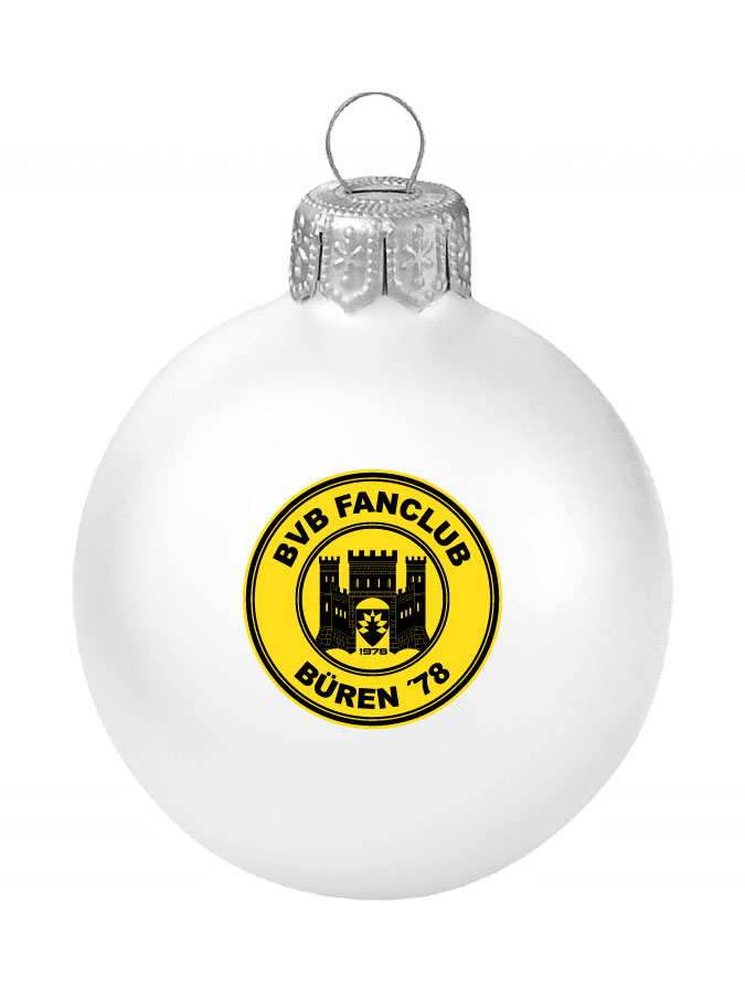 Weihnachtskugel Logo 8cm