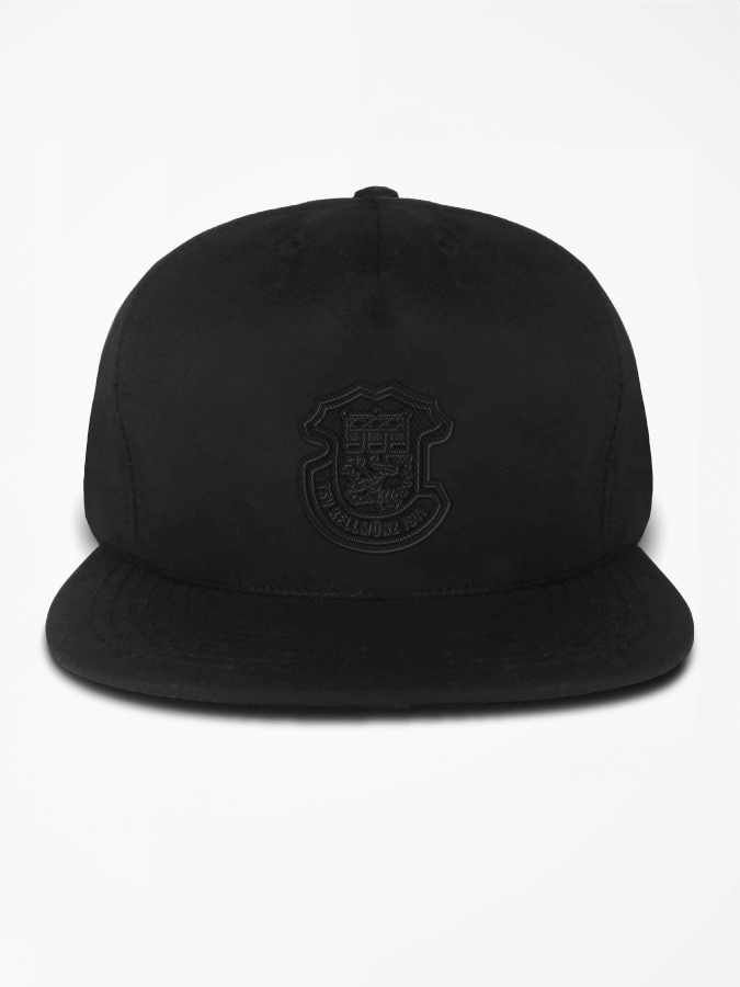 Snapback 5 Panel All Black Sticklogo