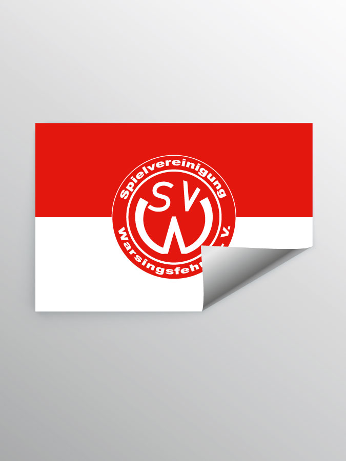 Aufkleber DIN A7 Logo
