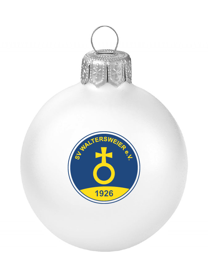 Weihnachtskugel Logo 8cm