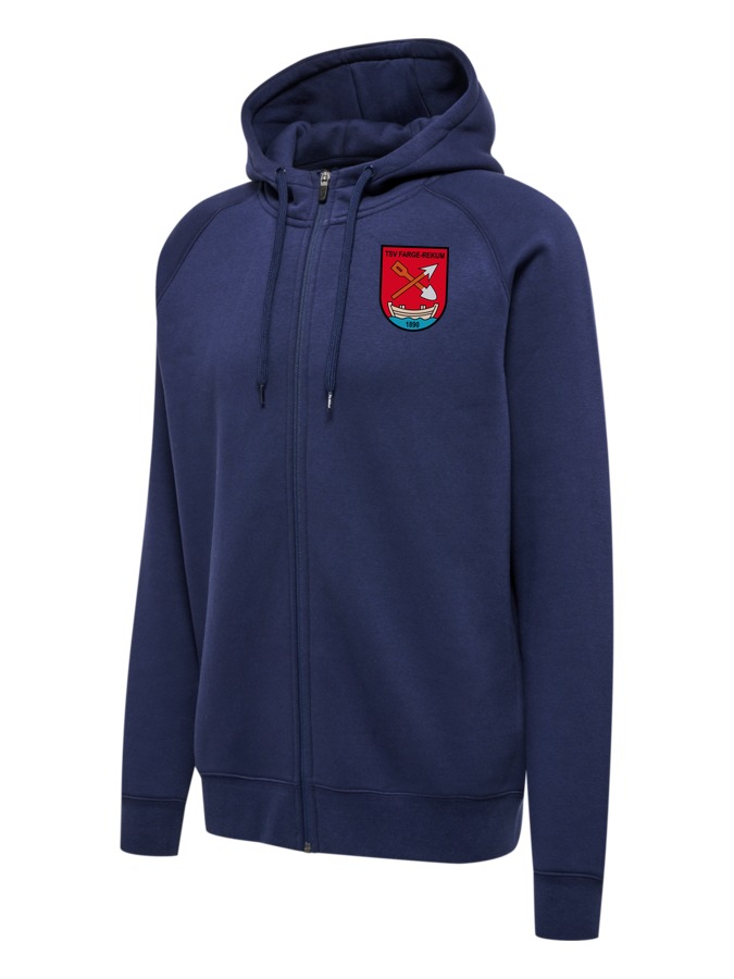 Hummel Red Heavy Zip Hoodie