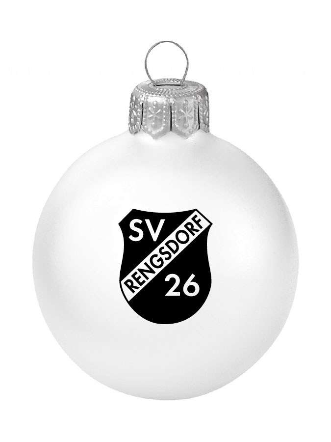 Weihnachtskugel Logo 8cm