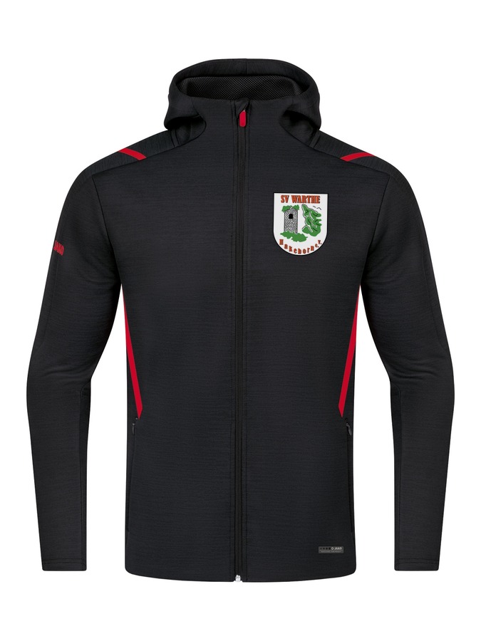 Jako Freizeitjacke Challenge mit Kapuze