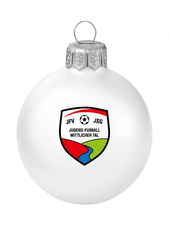 Weihnachtskugel Logo 8cm