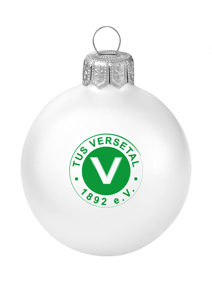 Weihnachtskugel Logo 8cm