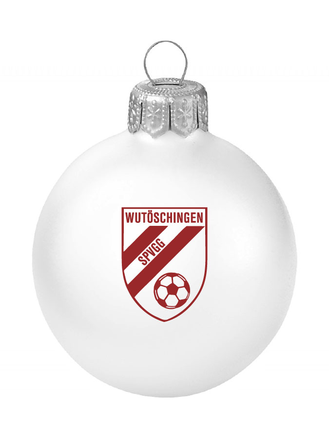Weihnachtskugel Logo 8cm