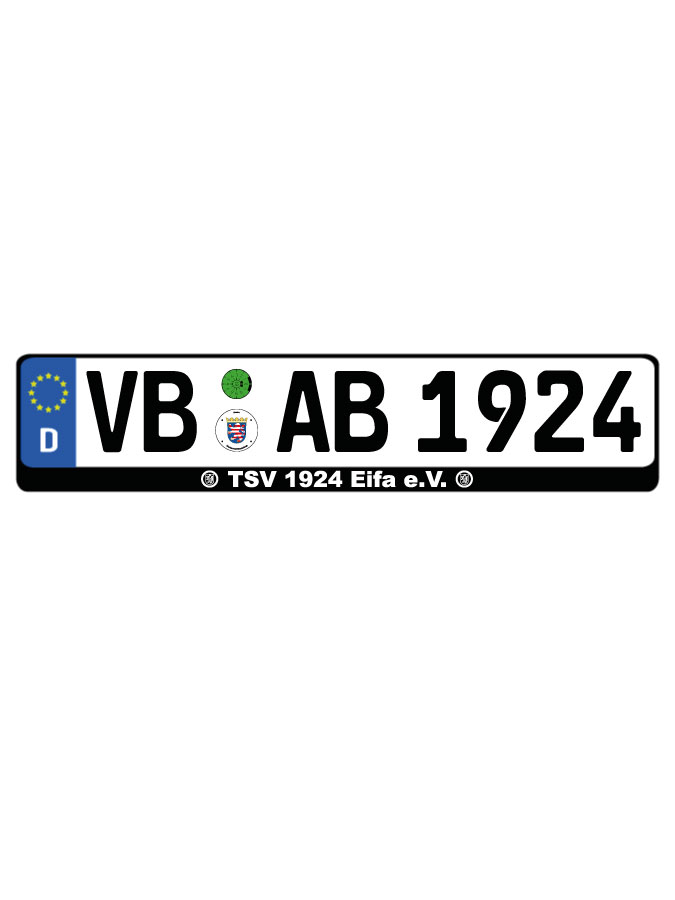 Kennzeichenhalter Kalden (2er Set)