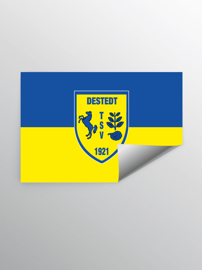Aufkleber DIN A7 Logo