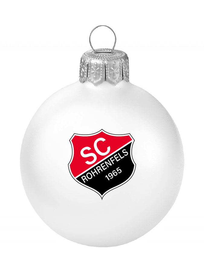 Weihnachtskugel Logo 8cm