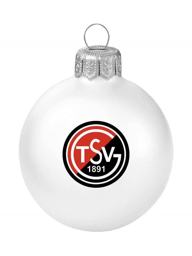 Weihnachtskugel Logo 8cm