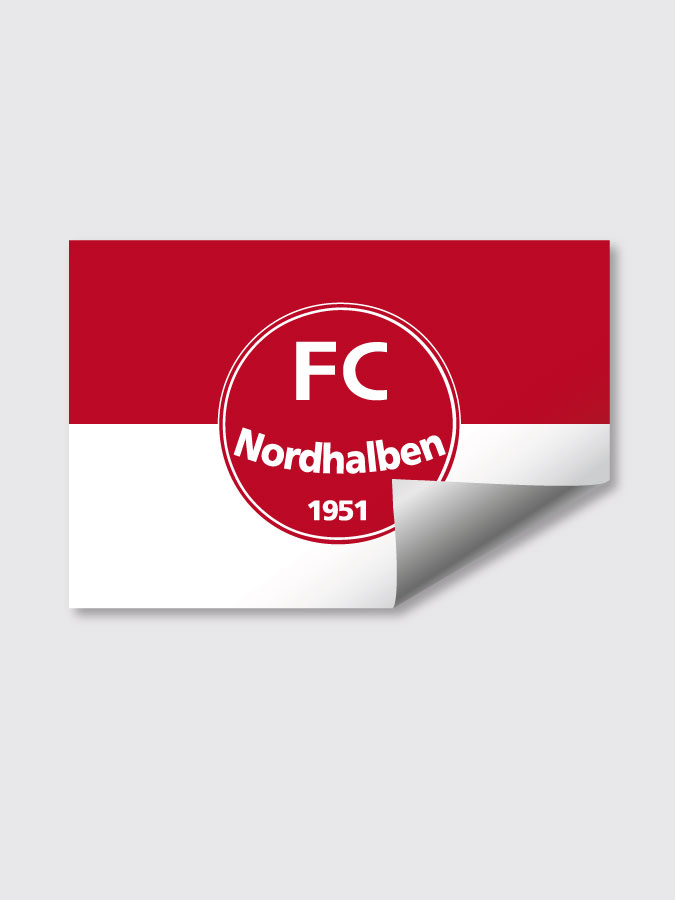 Aufkleber DIN A7 Logo