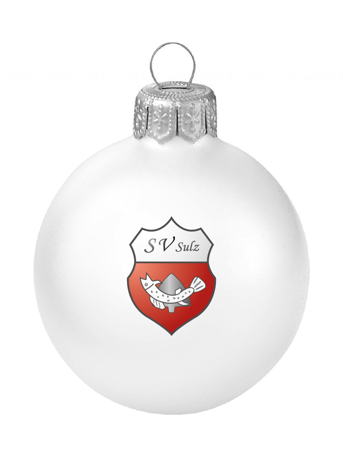 Weihnachtskugel Logo 8cm