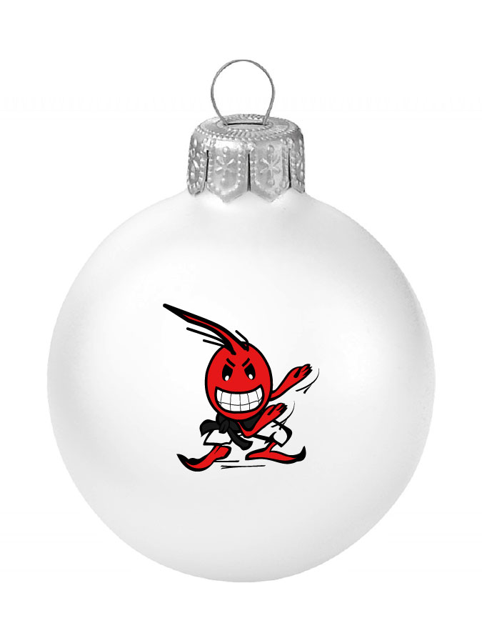 Weihnachtskugel Logo 8cm