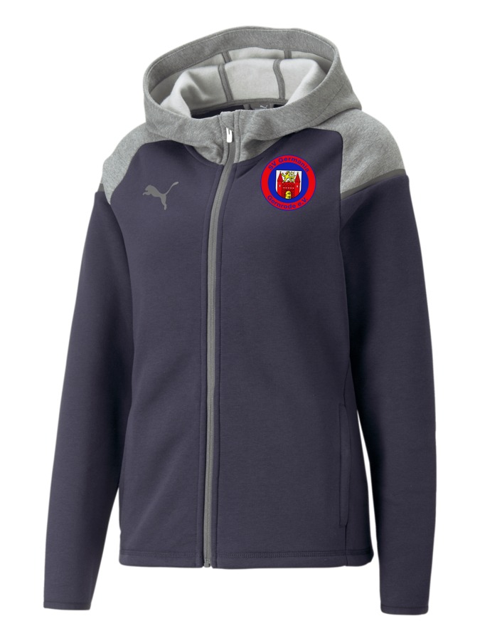 PUMA teamCUP Casuals Kapuzenjacke Damen