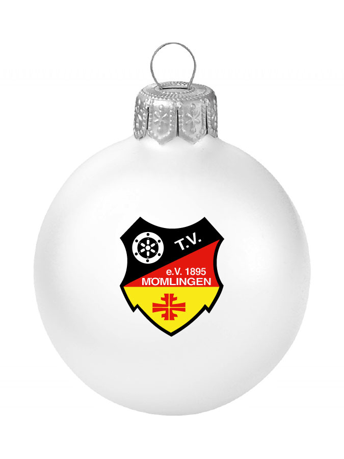 Weihnachtskugel Logo 8cm