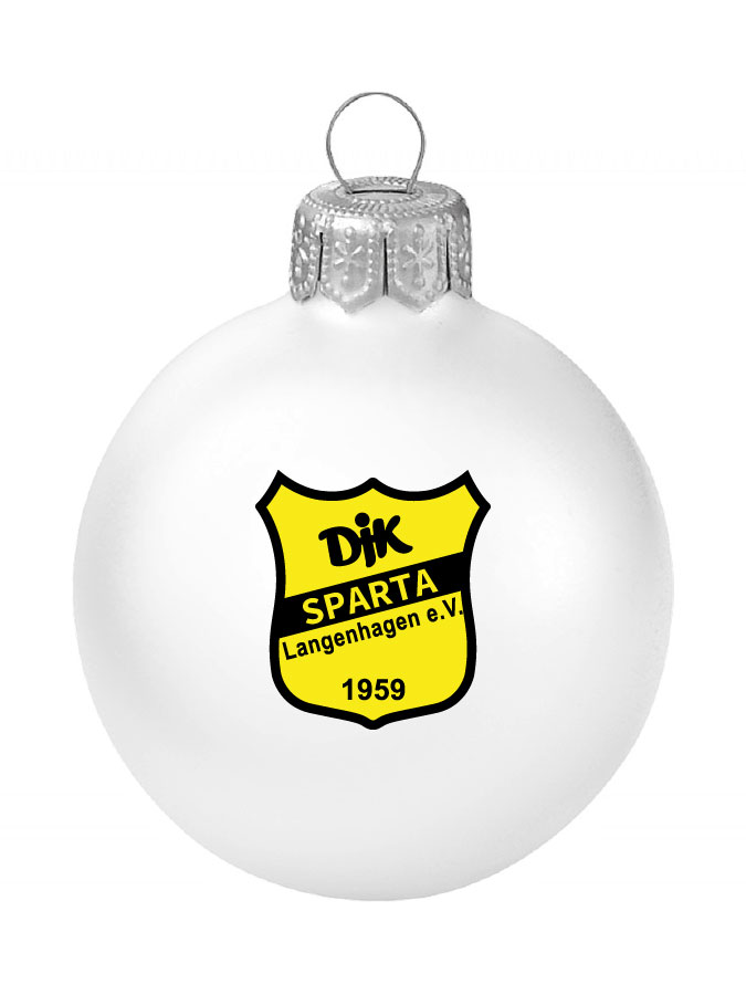 Weihnachtskugel Logo 8cm