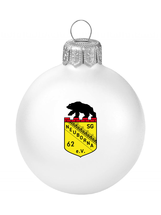 Weihnachtskugel Logo 8cm