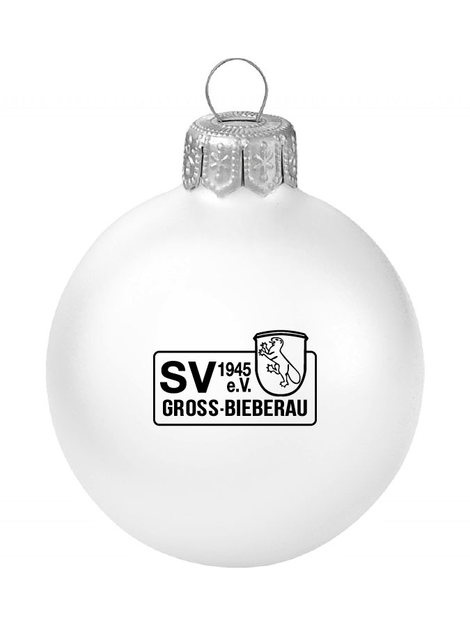 Weihnachtskugel Logo 8cm