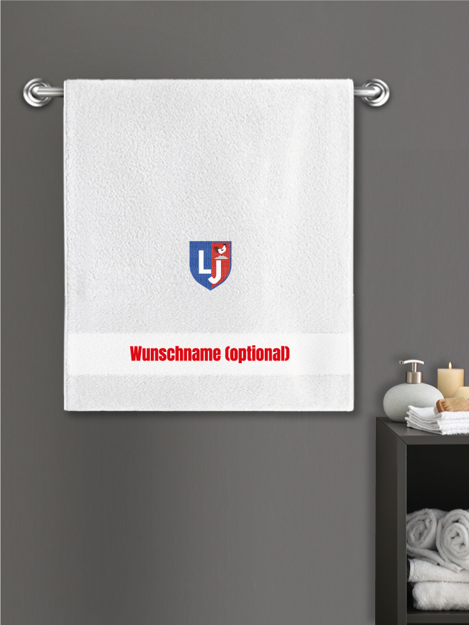 Badehandtuch Team Sticklogo