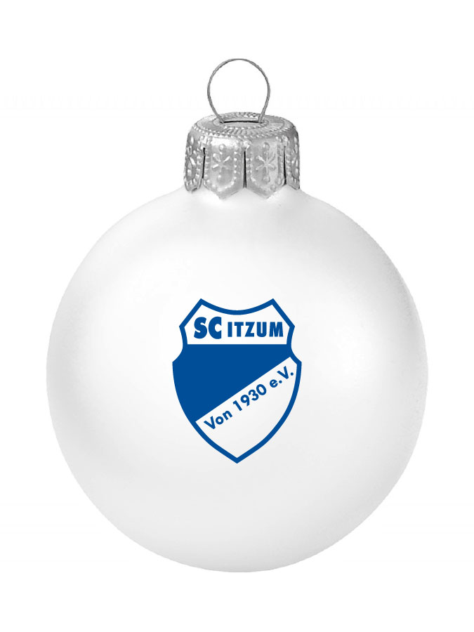 Weihnachtskugel Logo 8cm