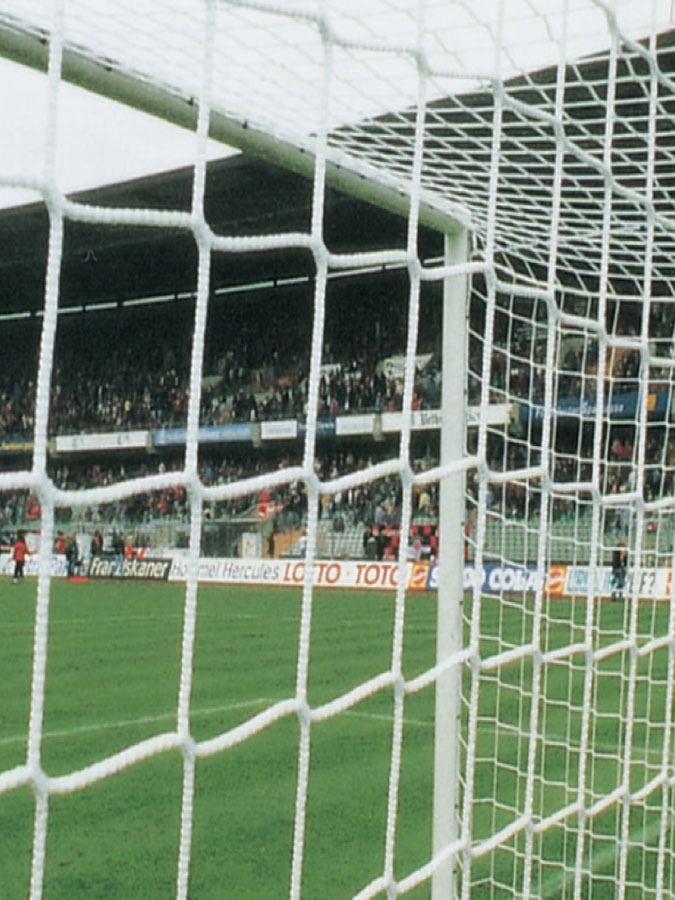 Fußball-Tornetz, für Tore 7,32 x 2,44m mit freier Netzaufhängung