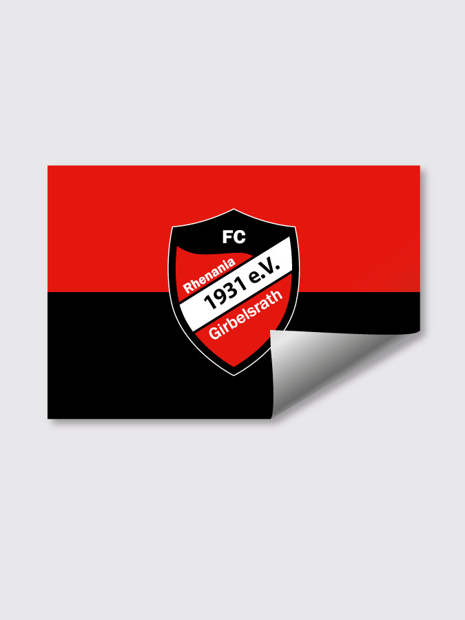 Aufkleber DIN A7 Logo