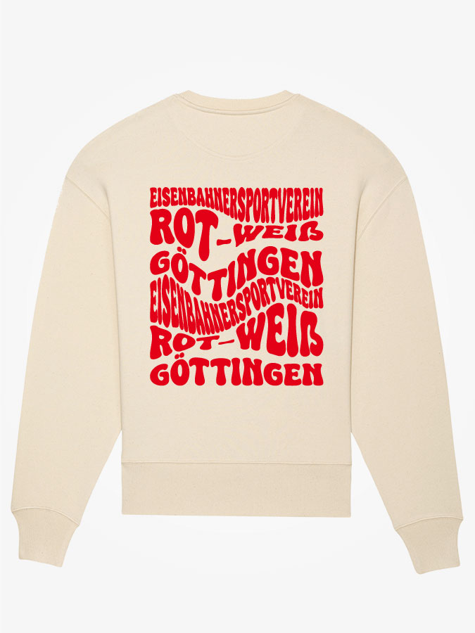 Sweatshirt Oversized Wavy Herren