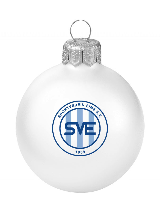 Weihnachtskugel Logo 8cm