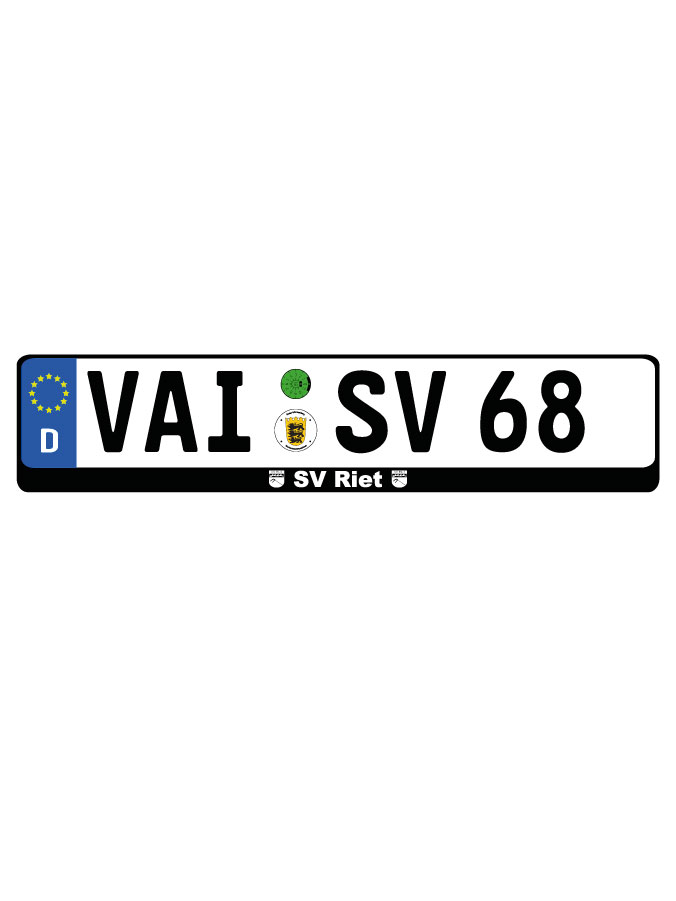 Kennzeichenhalter Kalden (2er Set)