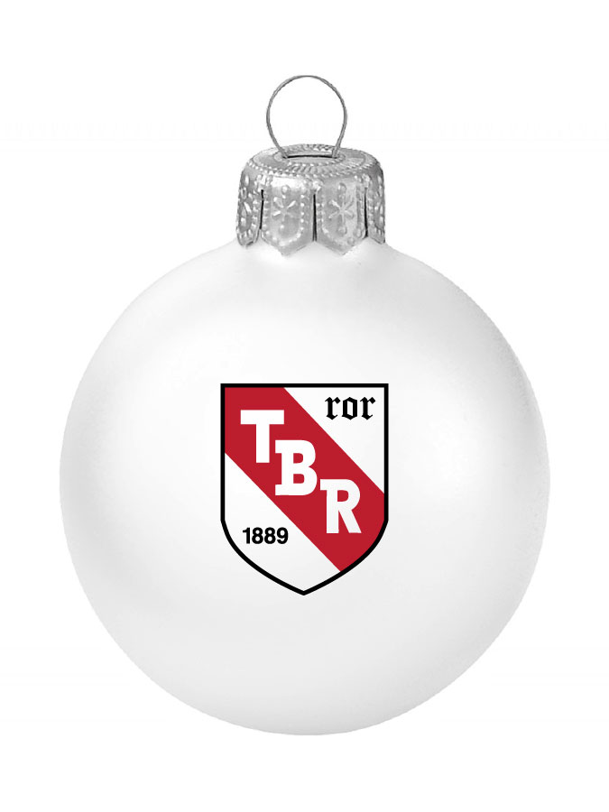 Weihnachtskugel Logo 8cm