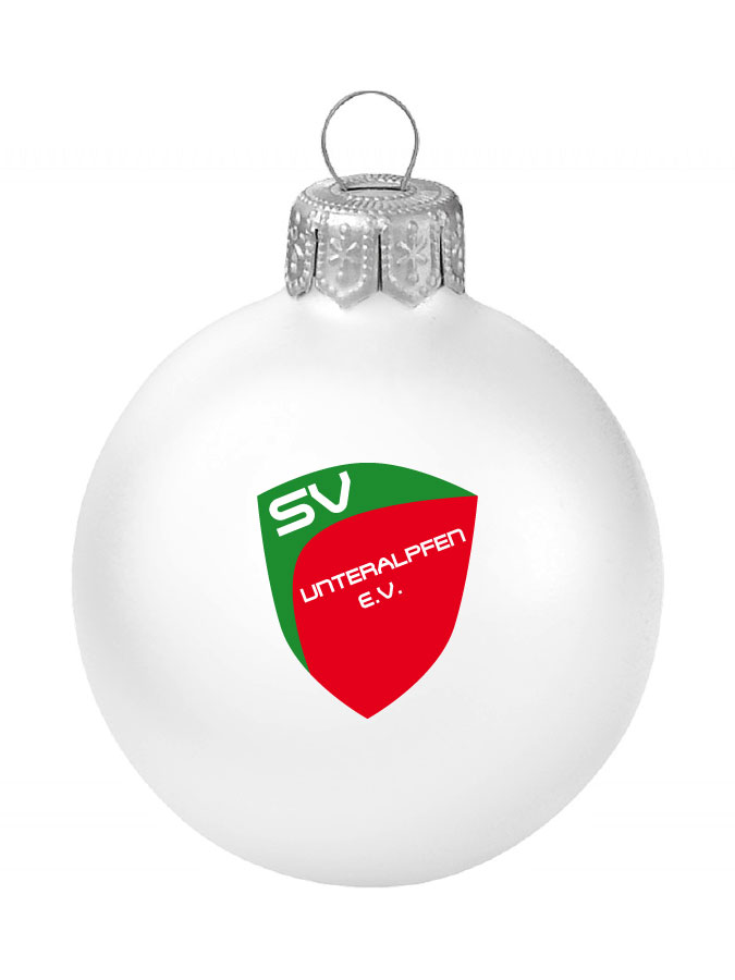 Weihnachtskugel Logo 8cm