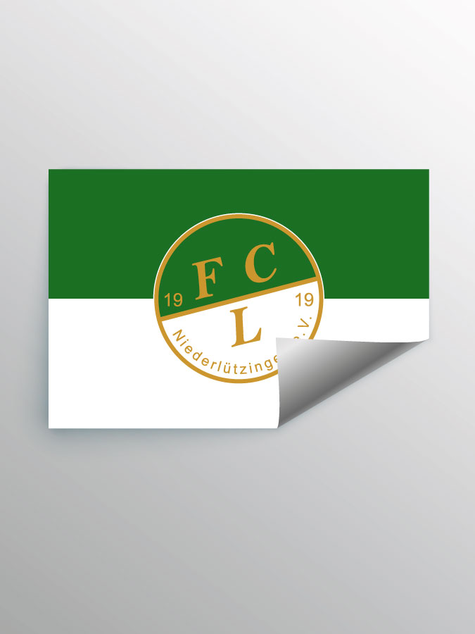 Aufkleber DIN A7 Logo