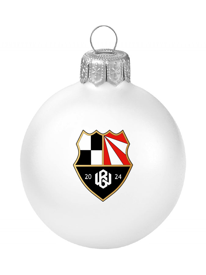 Weihnachtskugel Logo 8cm