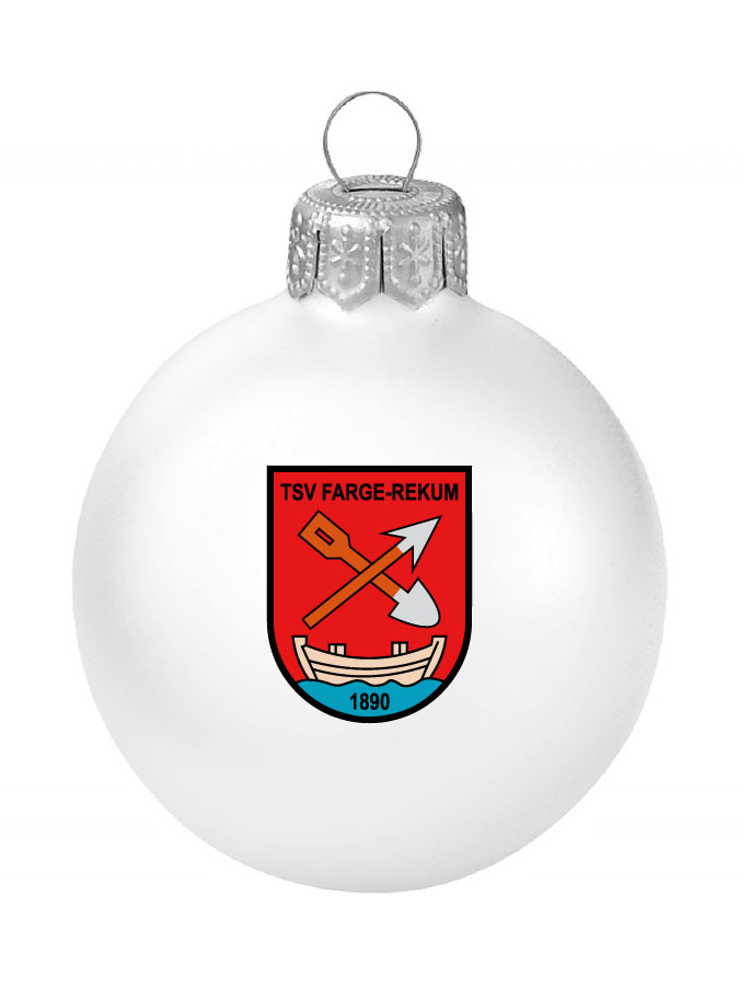 Weihnachtskugel Logo 8cm