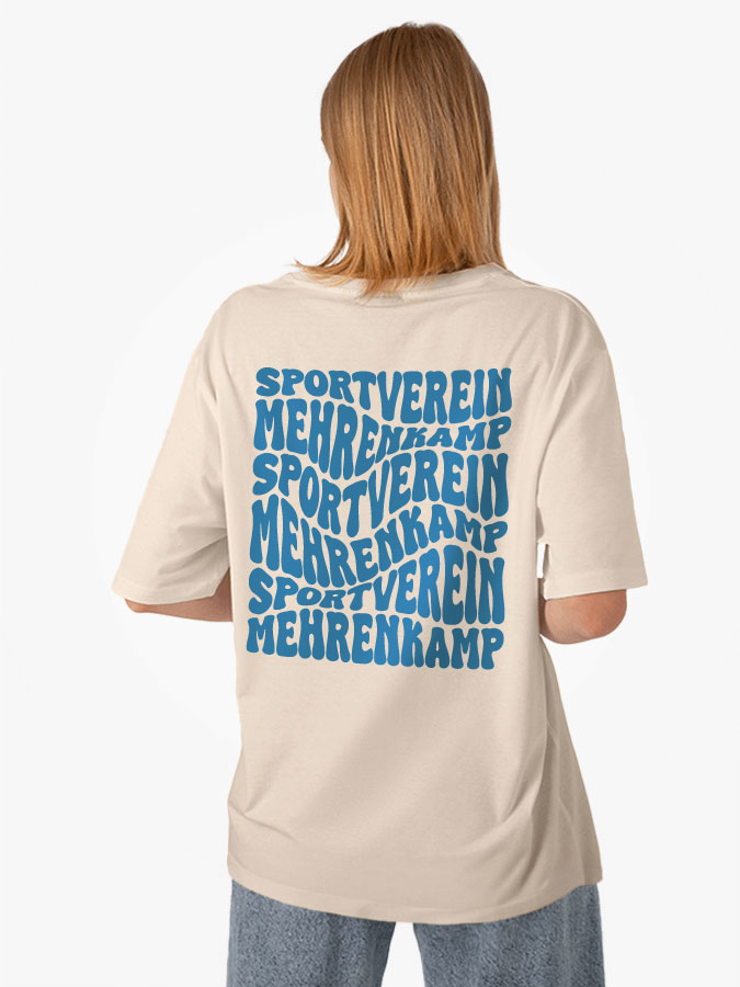 Oversized Shirt Wavy Damen