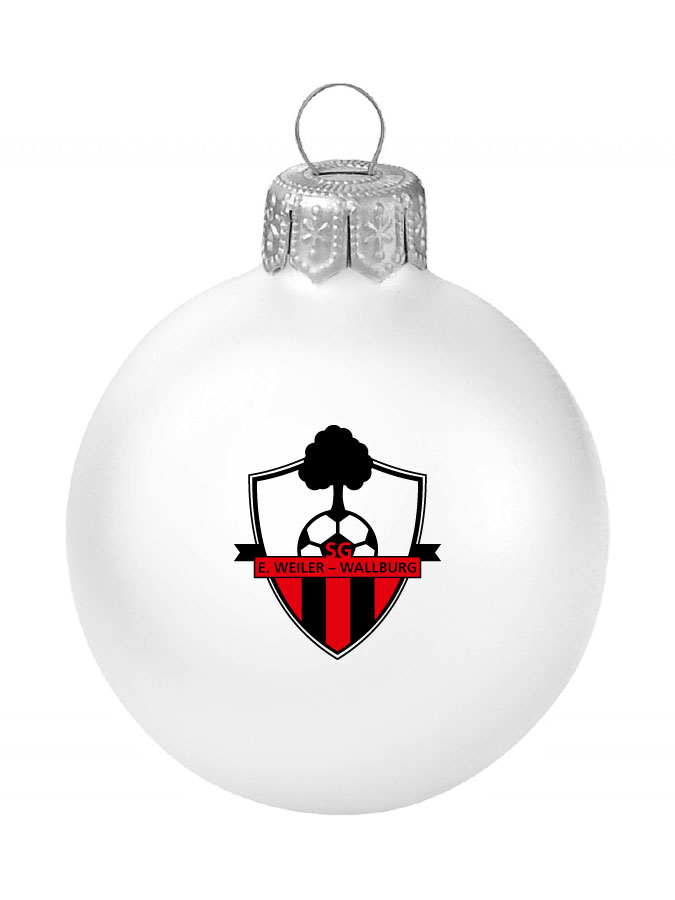 Weihnachtskugel Logo 8cm