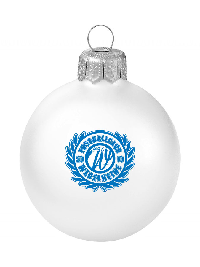 Weihnachtskugel Logo 8cm