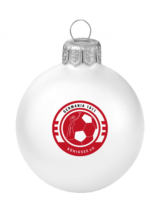 Weihnachtskugel Logo 8cm