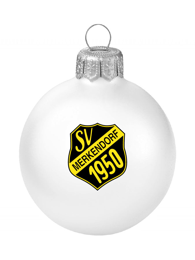 Weihnachtskugel Logo 8cm